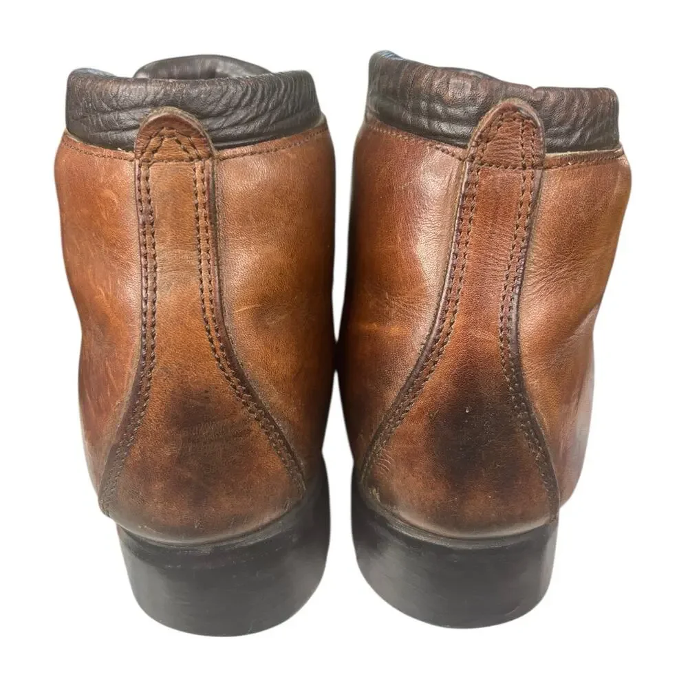Vintage Dexter Men’s ROF Brown Leather Hiking Mountaineering Boots Size US 9 M